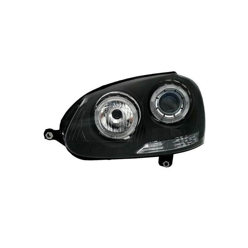 Φανάρια εμπρός angel eyes για Vw Golf 5 , χωρίς λάμπες (Η7) - σετ 2τμχ.