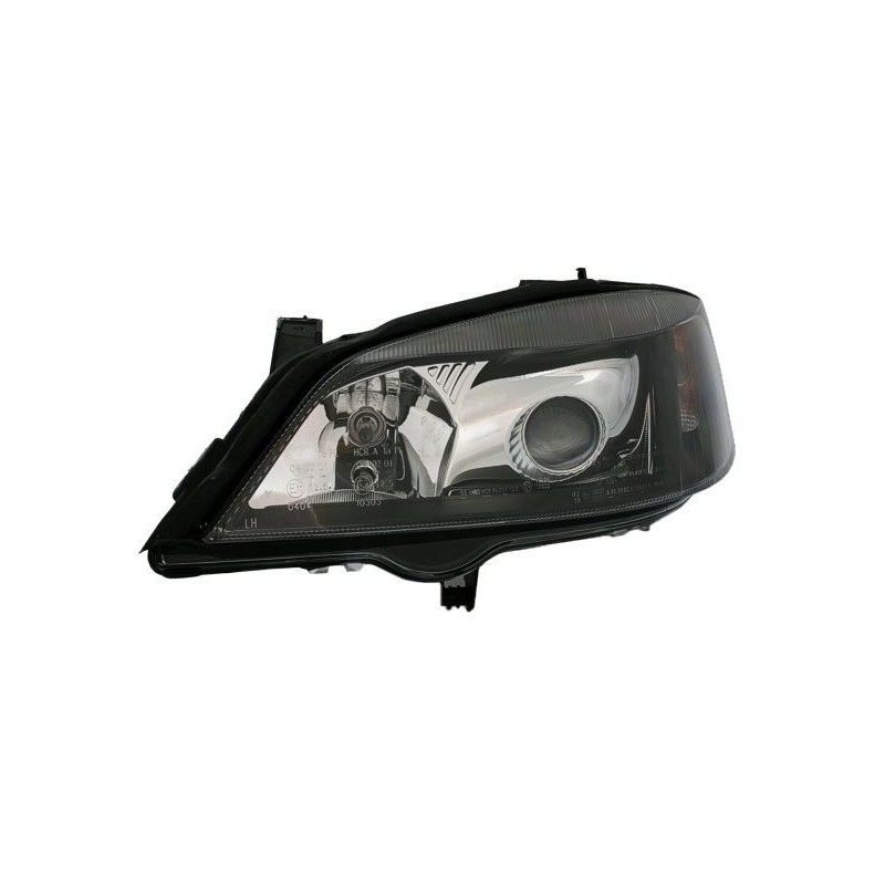 Φανάρια εμπρός για Opel Astra G (1998-2004) - μαύρα , χωρίς λάμπες (Η7) - σετ 2τμχ.