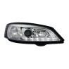 Φανάρια εμπρός led για Opel Astra G (1998-2004) - χρωμίου , με λάμπες (Η1) - σετ 2τμχ.