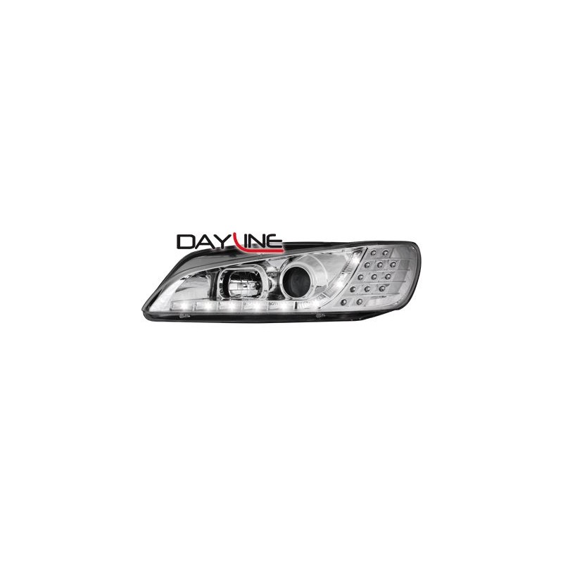 Φανάρια εμπρός led για Peugeot 306 (1997-2000) , με λάμπες (Η1) - σετ 2τμχ.