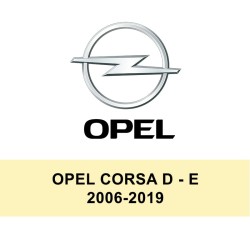 ΣΚΑΦΑΚΙΑ ΠΑΤΑΚΙΑ ΕΙΔΙΚΑ ΣΕΤ ΜΑΥΡΑ 4 ΤΜΧ - O.CORSA D-E 06-19