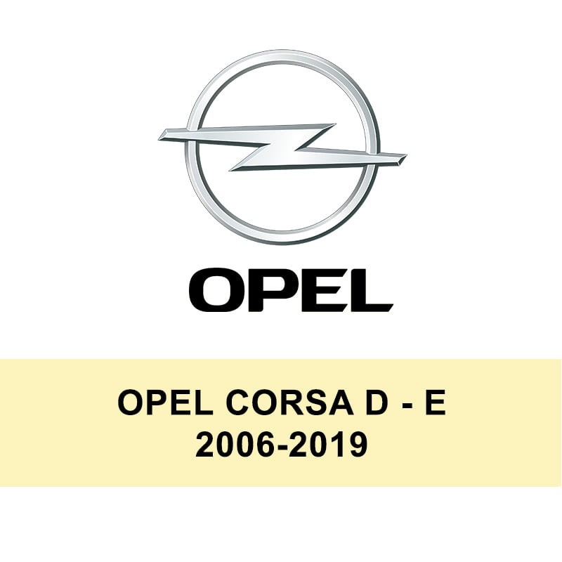 ΣΚΑΦΑΚΙΑ ΠΑΤΑΚΙΑ ΕΙΔΙΚΑ ΣΕΤ ΜΑΥΡΑ 4 ΤΜΧ - O.CORSA D-E 06-19