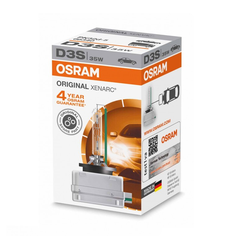 Λάμπα xenon  D3S Osram Xenarc με 4 χρόνια εγγύηση - 1τμχ.