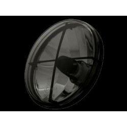 Φανάρια εμπρός με σταυρό για Vw Golf II (1983-1993) - μαύρα chrome εσωτερικά ,  χωρίς  λάμπες (Η 3 ) - σετ 2τμχ.