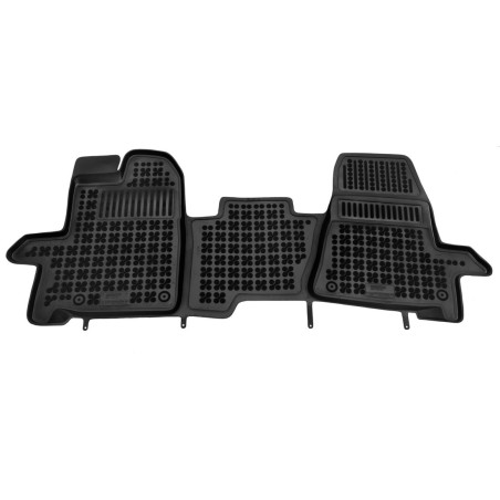 Λαστιχένια πατάκια Rezaw Plast για Ford Transit Custom (2013-2023) / Tourneo Custom (2013-2018) / Transit (2013+) - 3 θέσιο τύπο