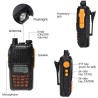 Φορητός πομποδέκτης – UHF/VHF – 7W – UV-6R – Baofeng - 563006