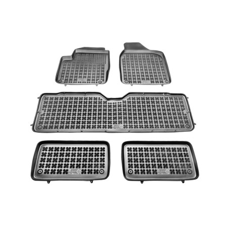 Λαστιχένια πατάκια Rezaw Plast για FORD Galaxy (1995-2006) / VW Sharan / SEAT Alhambra (1995-2010) - τύπου σκαφάκι για την 1η , 
