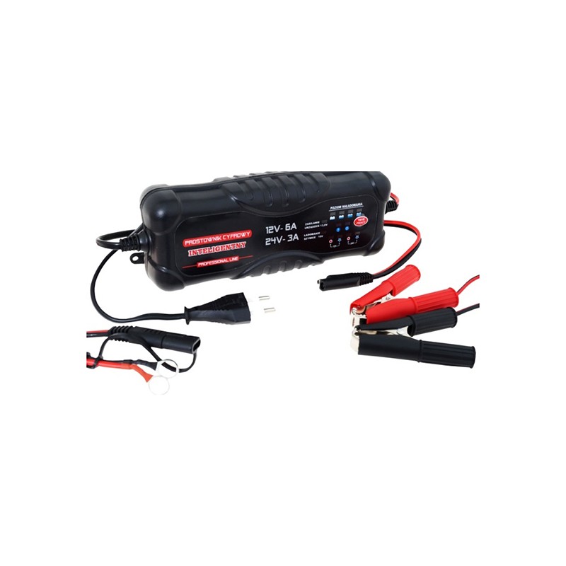 Amio - ΦΟΡΤΙΣΤΗΣ ΜΠΑΤΑΡΙΑΣ 12V - 6A/24V - 3A - 230V - 50Hz - 1 ΤΕΜ. (CC42215/AM)