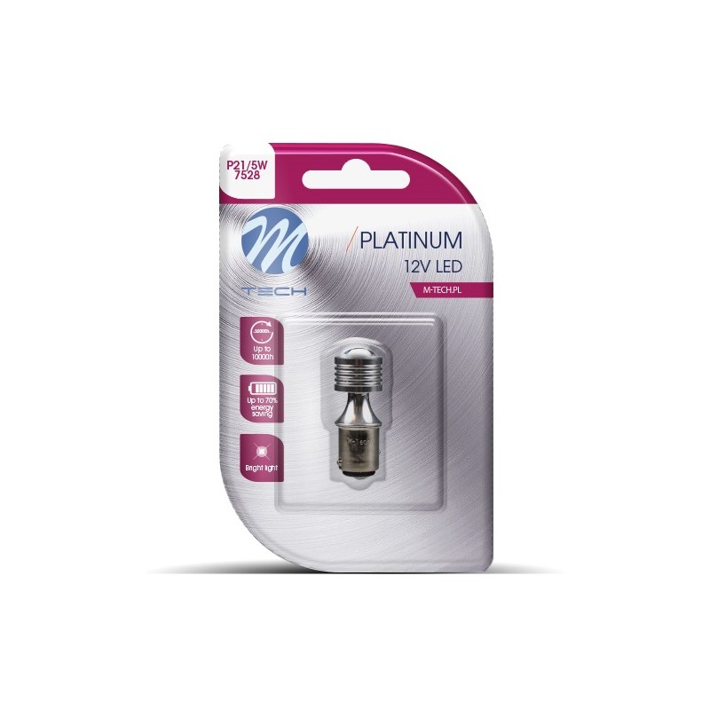 P21/5W 12V BAY15s 2,2W 4xHP LED OSRAM ΛΕΥΚΟ BLISTER 1ΤΕΜ. M-TECH