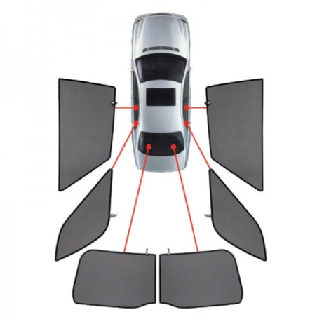 CarShades - ΚΟΥΡΤΙΝΑΚΙΑ  CAR SHADES ΓΙΑ HYUNDAI i30 5p 3/12+ - 6 ΤΕΜ. (PVC.HYU-I30-5-B)