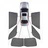 CarShades - ΚΟΥΡΤΙΝΑΚΙΑ  CAR SHADES ΓΙΑ HYUNDAI i30 5p 3/12+ - 6 ΤΕΜ. (PVC.HYU-I30-5-B)