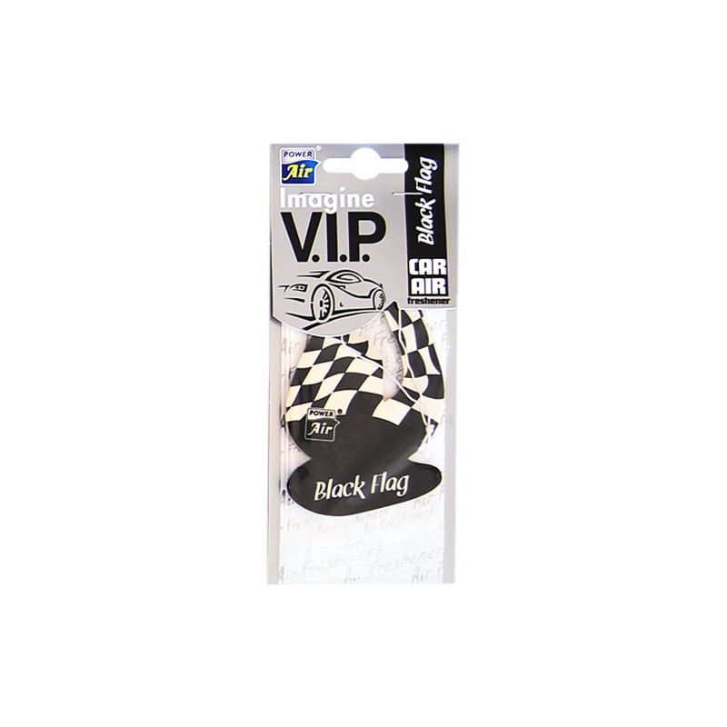 Αρωματικό Αυτοκινήτου Κρεμαστό Imagine VIP Power Air - BLACK FLAG
