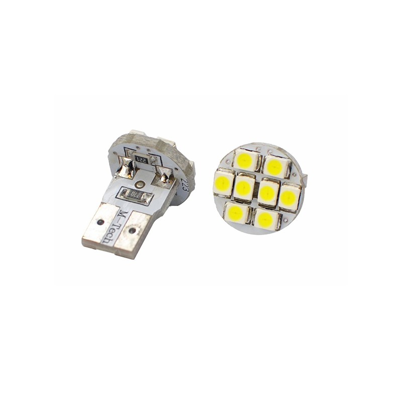 Λαμπά W5W 8xSMD 3528 12V Λευκή 2τεμ