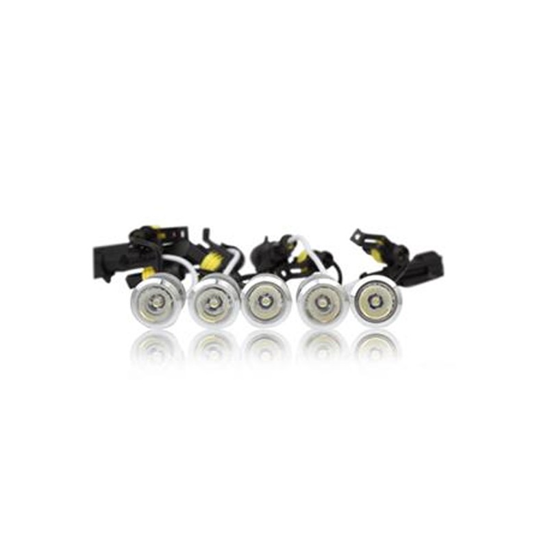 Πρόσθετο DAYLINE  Διεθνή 10LED (2  σειρές X5 LED) HP 12V Ασημί χωρίς πλαίσιο