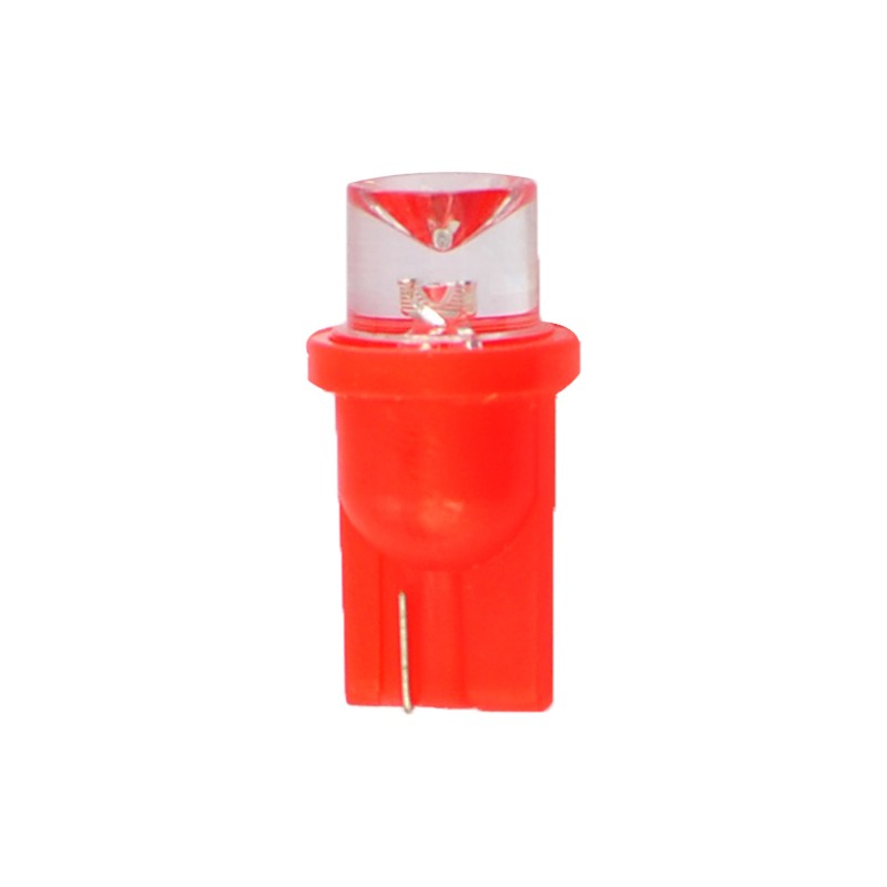 T10 W5W 12V W2,1x9,5d LED 1xFlux 8mm ΚΟΚΚΙΝΟ ΔΙΑΘΛΑΣΗΣ (ΚΑΡΦΩΤΟ ΑΚΑΛΥΚΟ) BLISTER 2ΤΕΜ. M-TECH