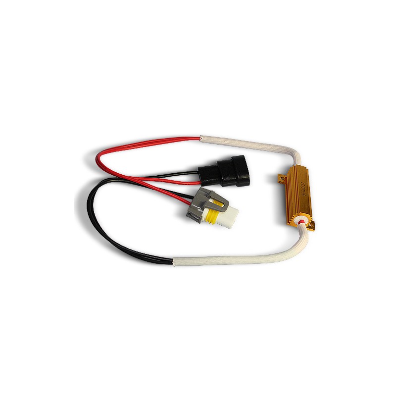 ΑΝΤΙΣΤΑΣΗ ΓΙΑ ΛΑΜΠΕΣ LED H8/H11 50W/6ohm 50x25x15mm