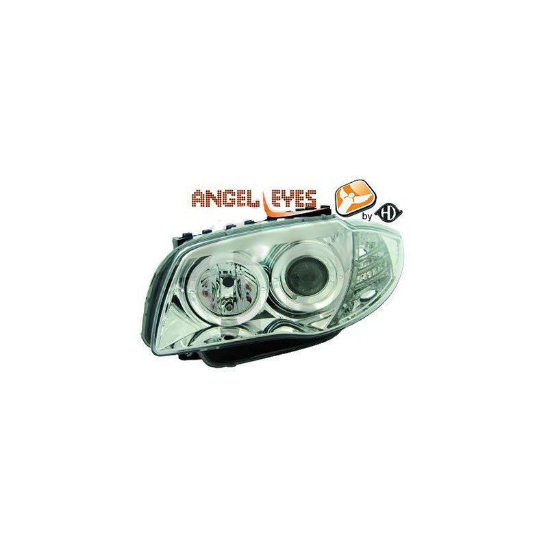 Φανάρια diederichs Angel Eyes για BMW ΣΕΙΡΑ 1 E81/E82/E87/E88 09.04+ ANGELEYES CHROME