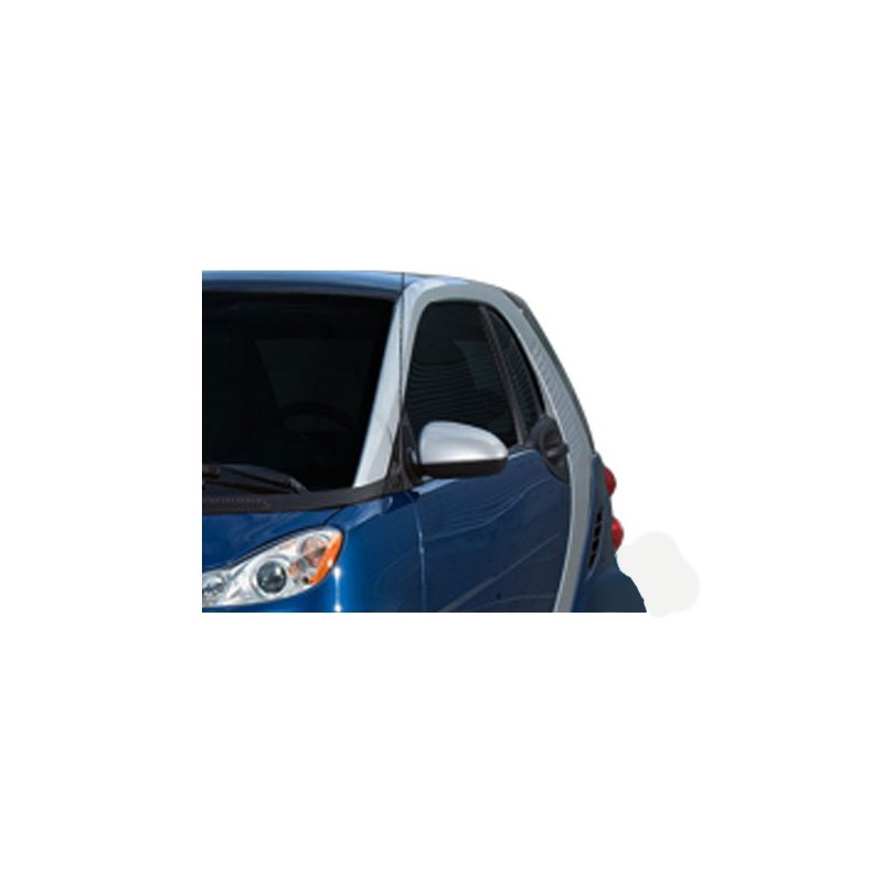 ΚΑΠΑΚΙΑ ΚΑΘΡΕΠΤΩΝ ΓΙΑ MERCEDES SMART CITYCAR W451 2007-2014 ΧΡΩΜΙΟΥ 2 ΤΕΜ. ΜΕΤΑΛΛΙΚΑ