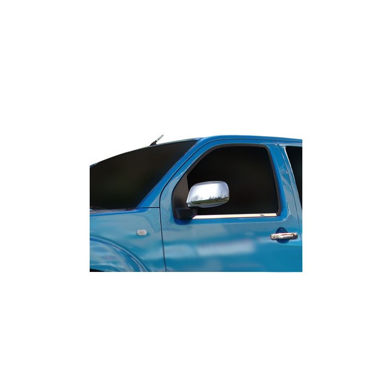 ΚΑΠΑΚΙΑ ΚΑΘΡΕΠΤΩΝ ΓΙΑ NISSAN PATHFINDER SUV R51 2005-2012 / NAVARA D40 / SUZUKI EQUATOR ΧΡΩΜΙΟΥ 2 ΤΕΜ. ΜΕΤΑΛΛΙΚΑ