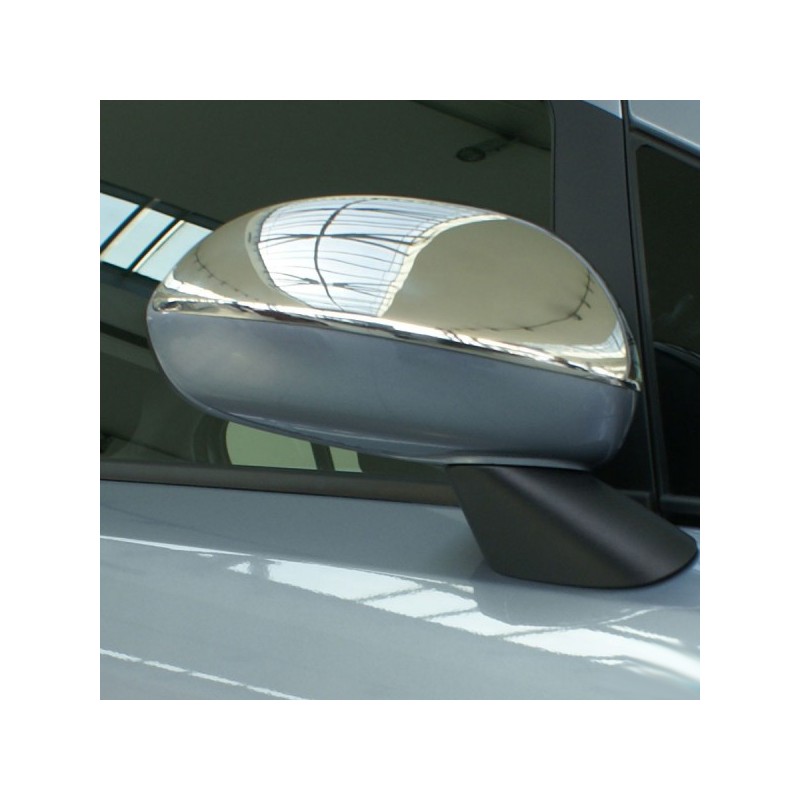 ΚΑΠΑΚΙΑ ΚΑΘΡΕΠΤΩΝ ΓΙΑ OPEL CORSA D HB 5D / 3D 2006-2015 / OPEL CORSA E HB 5D 2015+ ΧΡΩΜΙΟΥ 2 ΤΕΜ. ΜΕΤΑΛΛΙΚΑ