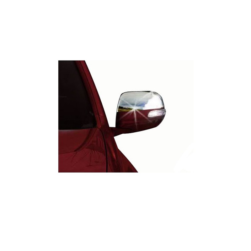ΚΑΠΑΚΙΑ ΚΑΘΡΕΠΤΩΝ ΓΙΑ TOYOTA LAND CRUISER PRADO 150 SUV 2010+ LEXUS LXS GX 460 SUV 2010+ ΧΡΩΜΙΟΥ 2 ΤΕΜ. ΜΕΤΑΛΛΙΚΑ