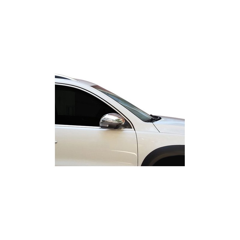 ΚΑΠΑΚΙΑ ΚΑΘΡΕΠΤΩΝ ΓΙΑ SEAT ALHAMBRA II MPV 2010+ / SKODA YETI / VW TIGUAN / SHARAN ΧΡΩΜΙΟΥ 2 ΤΕΜ. ΜΕΤΑΛΛΙΚΑ