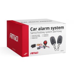 Amio - Συναγερμός Αυτοκινήτου CA14 12V Με Τηλεχειρισμό 433MHz Rolling Code Και Αντικλεπτική Προστασία Για Ασφαλή Εγκατάσταση Και