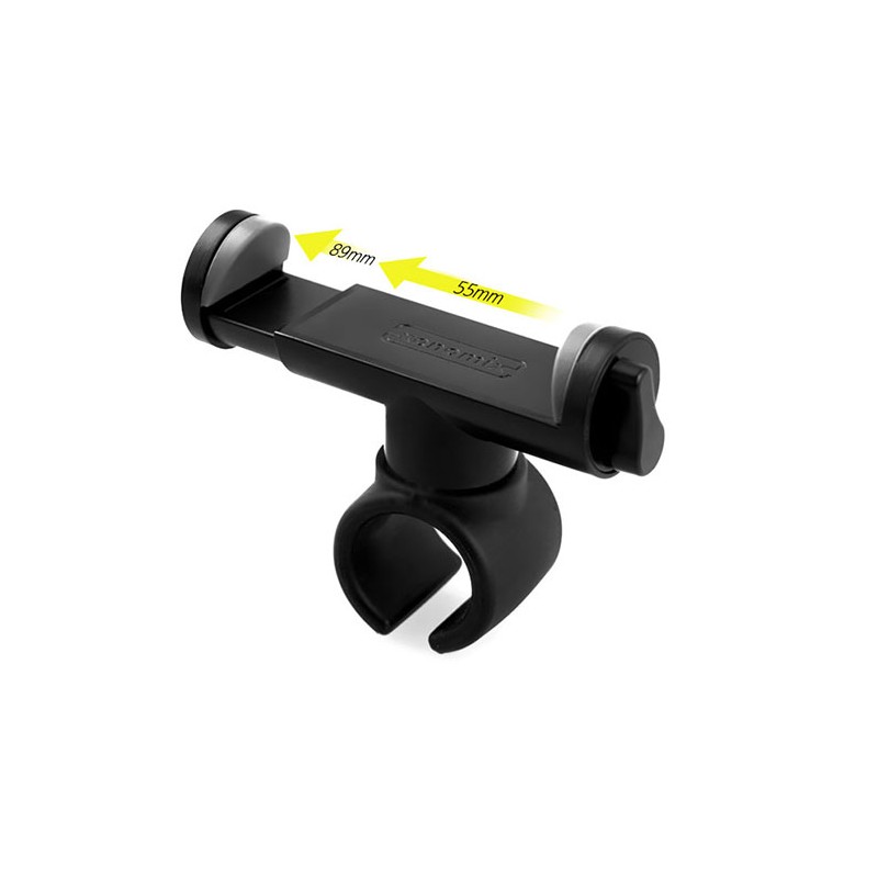 ΒΑΣΗ SMARTPHONE MOTO/ΠΟΔΗΛΑΤΟΥ/ΤΙΜΟΝΙΟΥ 55-89mm ΚΑΙ ΕΩΣ 12mm ΠΑΧΟΣ ΣΥΣΚΕΥΗΣ XENOMIX ΜΑΥΡΗ