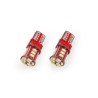 Amio - Λαμπάκια LED 21SMD τύπου T10 βάση W5W τάση λειτουργίας 12V απόδοσης 1W χρώμα λευκό για Επιβατικά Αυτοκίνητα - 2 τεμ. (010