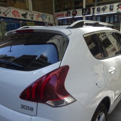 ΜΠΑΡΕΣ ΟΡΟΦΗΣ ΓΙΑ PEUGEOT 3008 2013-2016 ΠΑΡΑΛΛΗΛΕΣ ΑΛΟΥΜΙΝΙΟΥ ΑΣΗΜΙ