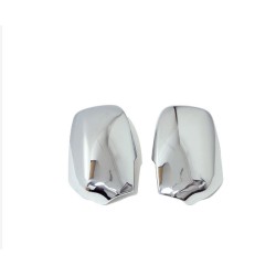 ΚΑΠΑΚΙΑ ΚΑΘΡΕΠΤΩΝ ΓΙΑ FORD FIESTA 3D/5D 2005-2008 /FOCUS/C-MAX/FUSION ΧΡΩΜΙΟΥ ΣΑΤΙΝΕ 2TEM. ΠΛΑΣΤΙΚΑ ΧΩΡΙΣ ΦΛΑΣ