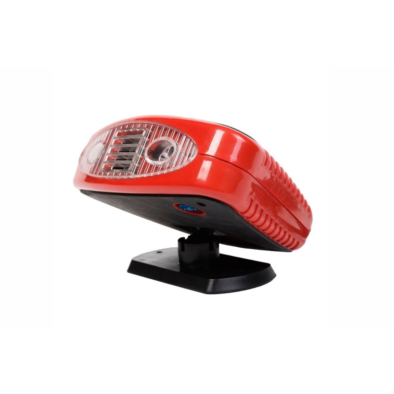 Amio - Αερόθερμο Αυτοκινήτου Tornado 3 σε 1 12V 150W με Φωτισμό LED για Θέρμανση Ξεπάγωμα Παρμπρίζ και Ανεμιστήρα - 1 τεμ. (0132