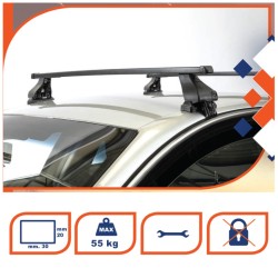 ΜΠΑΡΕΣ ΟΡΟΦΗΣ K1 112 cm K39 (ΤΕΤΡΑΓΩΝΕΣ/ΑΤΣΑΛΙ) - 2 ΤΕΜ.