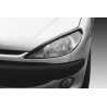 Φρυδάκια φαναριών Peugeot 206 - μαύρα