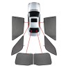 CarShades - ΚΟΥΡΤΙΝΑΚΙΑ  CAR SHADES ΓΙΑ DODGE CALIBER 5D 07-12 - 6 ΤΕΜ. (PVC.DOD-CALI-5-A)