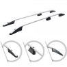 ΜΠΑΡΕΣ ΟΡΟΦΗΣ ΓΙΑ MERCEDES CITAN ELEGANCE W415 2013+ ΜΑΚΡΥ / RENAULT KANGOO 2008-2021 ΠΑΡΑΛΛΗΛΕΣ ΑΛΟΥΜΙΝΙΟΥ L2 ΑΣΗΜΙ