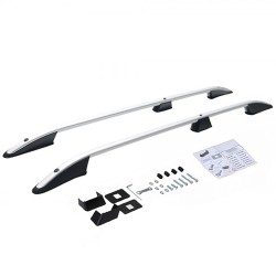 ΜΠΑΡΕΣ ΟΡΟΦΗΣ ΓΙΑ MERCEDES CITAN ELEGANCE W415 2013+ ΜΑΚΡΥ / RENAULT KANGOO 2008-2021 ΠΑΡΑΛΛΗΛΕΣ ΑΛΟΥΜΙΝΙΟΥ L2 ΑΣΗΜΙ