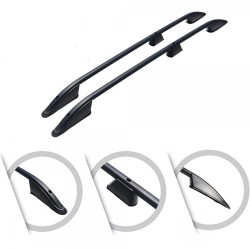 ΜΠΑΡΕΣ ΟΡΟΦΗΣ ΓΙΑ MERCEDES CITAN ELEGANCE W415 2013+ ΜΑΚΡΥ / RENAULT KANGOO 2008-2021 ΠΑΡΑΛΛΗΛΕΣ ΑΛΟΥΜΙΝΙΟΥ L2 ΜΑΥΡΕΣ