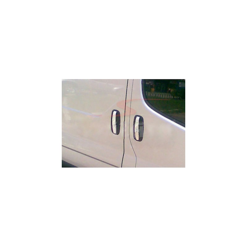 ΧΕΡΟΥΛΙΑ ΠΟΡΤΑΣ ΓΙΑ RENAULT TRAFIC 2001-2010  ΧΡΩΜΙΟ ΜΕΤΑΛΛΙΚΑ 5ΤΕΜ.