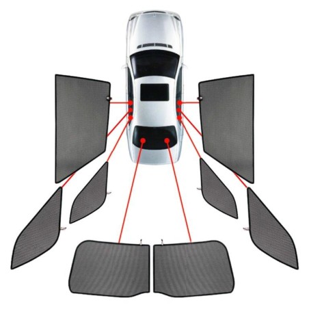 CarShades - ΚΟΥΡΤΙΝΑΚΙΑ  CAR SHADES ΓΙΑ TOYOTA PRIUS 5D 2009+ - 8 ΤΕΜ. (PVC.TOY-PRIU-5-B)