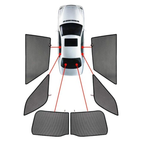 CarShades - ΚΟΥΡΤΙΝΑΚΙΑ  CAR SHADES ΓΙΑ VW TOURAN 5D 10-15 - 6 ΤΕΜ. (PVC.VW-TOUR-5-B)