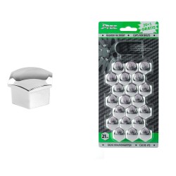 Amio - ΚΑΠΑΚΙΑ ΜΠΟΥΛΟΝΙΩΝ 21mm ΧΡΩΜΙΟ - 21 ΤΕΜ. (G21308/AM)