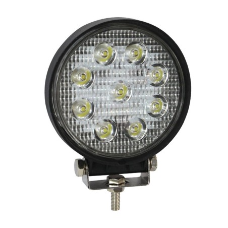 Amio – Προβολέας Εργασίας LED Στρογγυλός AWL04 9-60V 27W 6000K 2200lm 9 LED Spot για Ισχυρό Φωτισμό σε Καθημερινή Χρήση – 1 Τεμ.