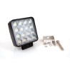 Amio - Προβολέας Εργασίας LED AWL05 FLAT 4000lm 48W 9-60V 16LED - Ισχυρός Φωτισμός & Απόδοση σε Δύσκολες Συνθήκες - 108x108x57mm