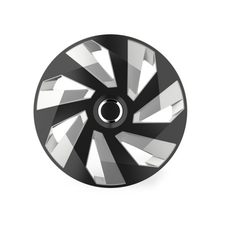 Amio - ΤΑΣΙ 14 INCH INCH HUBCAP VECTOR RC SILVER BLACK - 1 ΤΕΜ. (10498/AM)