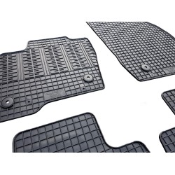 Cik - ΠΑΤΑΚΙΑ ΑΥΤΟΚΙΝΗΤΟΥ ΑΠΟ ΛΑΣΤΙΧΟ ΓΙΑ FORD EDGE 2016-2021 ΣΕ ΜΑΥΡΟ ΧΡΩΜΑ ΜΕ ΚΟΥΜΠΩΜΑΤΑ - 4 ΤΕΜ. (RM.FO.0028/CK)