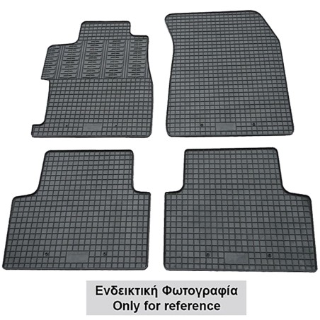 Cik - ΠΑΤΑΚΙΑ ΑΥΤΟΚΙΝΗΤΟΥ ΑΠΟ ΛΑΣΤΙΧΟ ΓΙΑ TOYOTA COROLLA 4D / COMBI ΑΠΛΟ / ΥΒΡΙΔΙΚΟ 2019+ (ΜΕ ΚΟΥΜΠΩΜΑΤΑ) - 4 ΤΕΜ. (RM.TO.0013/C