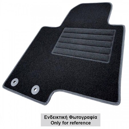 Cik - ΠΑΤΑΚΙΑ ΑΥΤΟΚΙΝΗΤΟΥ ΑΠΟ ΛΑΣΤΙΧΟ ΓΙΑ VW GOLF 7 ETSI 2020+ ΣΕ ΜΑΥΡΟ ΧΡΩΜΑ ΜΕ ΚΟΥΜΠΩΜΑΤΑ - 4 ΤΕΜ. (RM.VW.0043/CK)