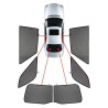 CarShades - ΚΟΥΡΤΙΝΑΚΙΑ  CAR SHADES ΓΙΑ RENAULT SCENIC 5D 2017+ - 6 ΤΕΜ. (PVC.REN-SCEN-5-C)