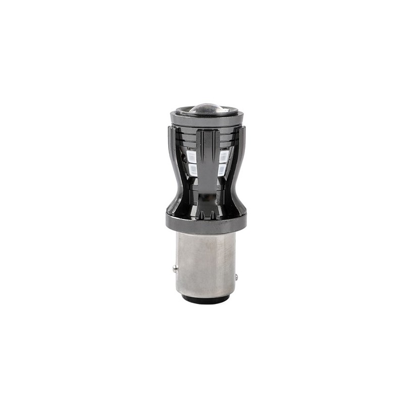 P21/5W 12/24V BAY15d 14xSMD2835 LED ΚΟΚΚΙΝΟ CAN-BUS BLISTER  M-TECH - 1 ΤΕΜ.